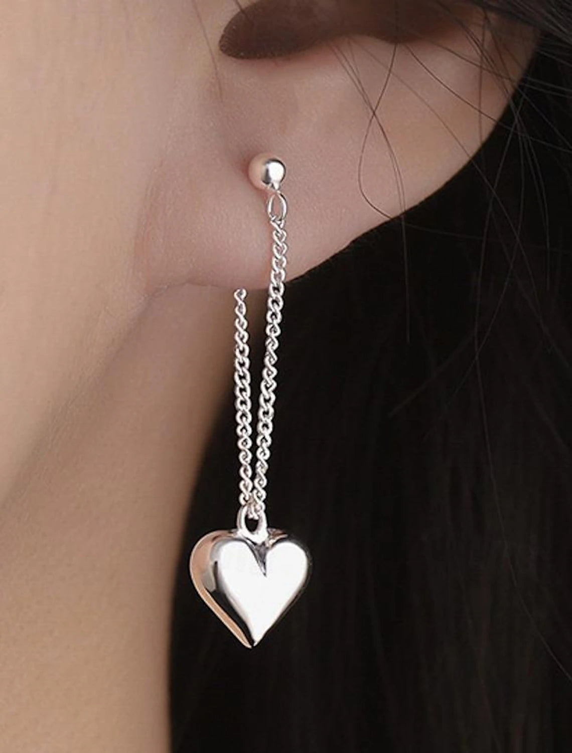 DingJiDress Drop Earrings Fine Jewelry Tassel Fringe Luxury Earrings Jewelry Silver For Wedding Party