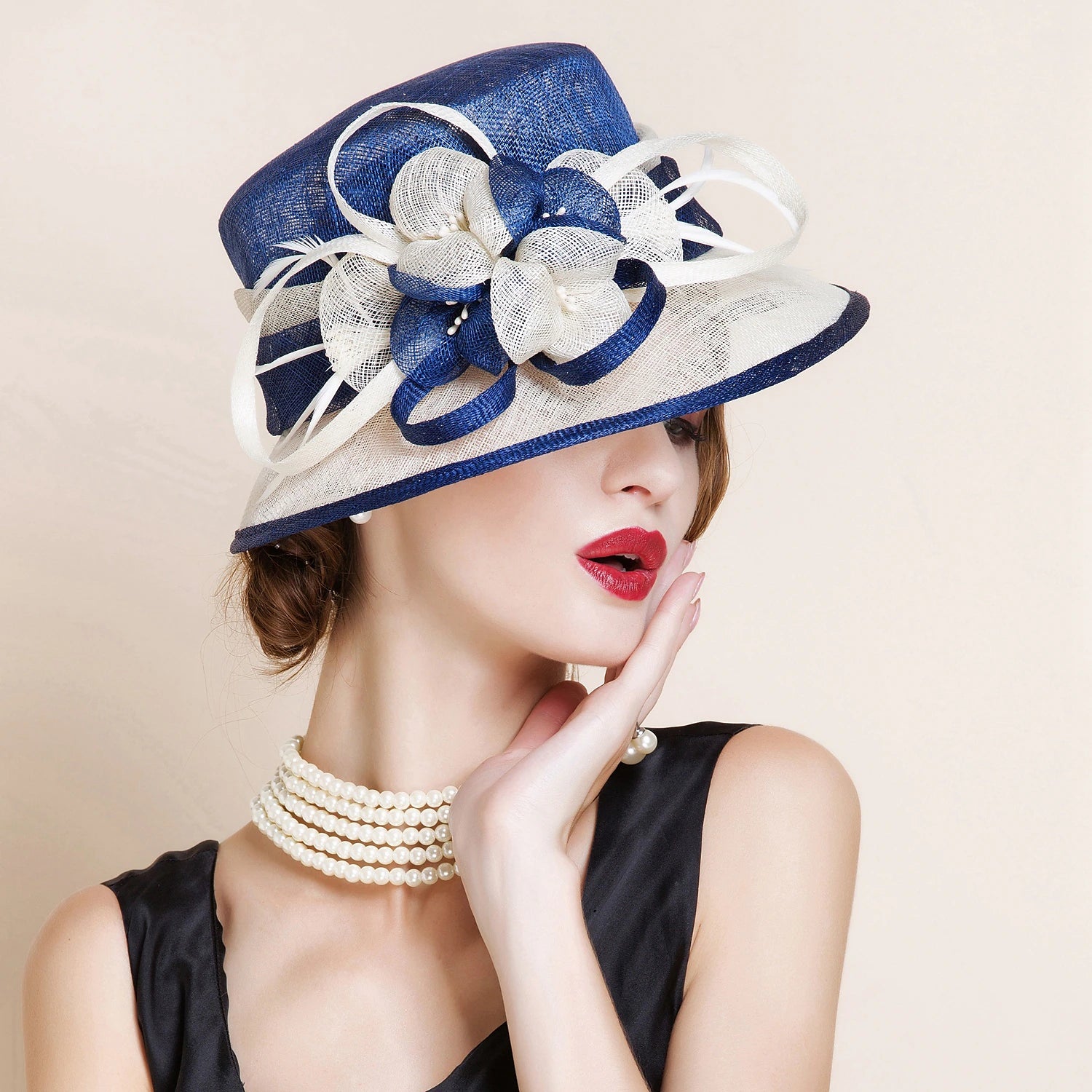 DingJiDress Women's Flax Headpiece - Wedding/Special Occasion Hats 1 Piece