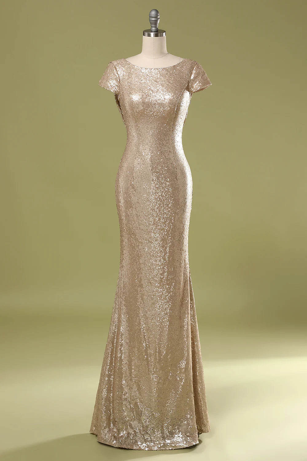 DingJiDress Mermaid Sequins Prom Dress