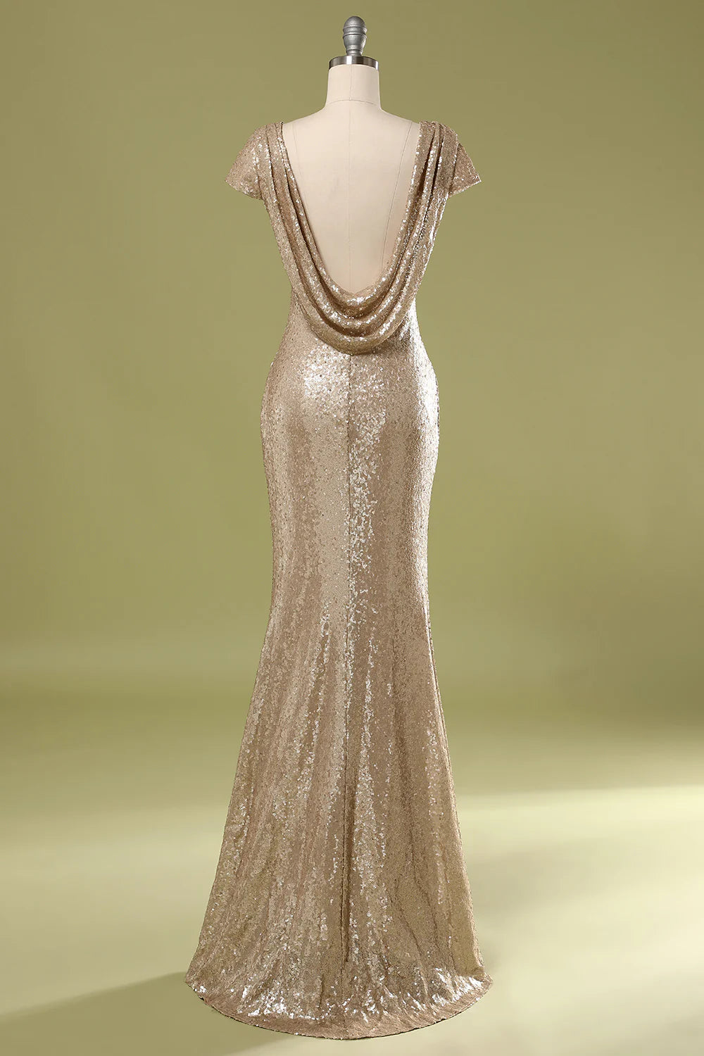 DingJiDress Mermaid Sequins Prom Dress