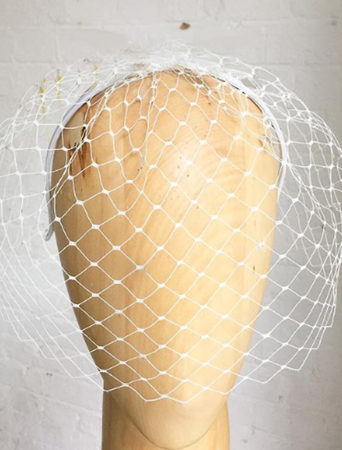 DingJiDress One-tier Simple / Vintage Wedding Veil / Birdcage Veils with Pure Color 15.75 in (40cm) Tulle