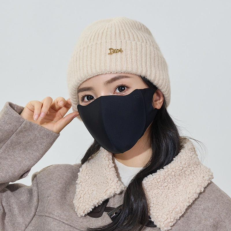 DingJiDress Maillard Mask Autumn/Winter Warm Mask Riding Windproof and Cold Keeping Mask 1 piece