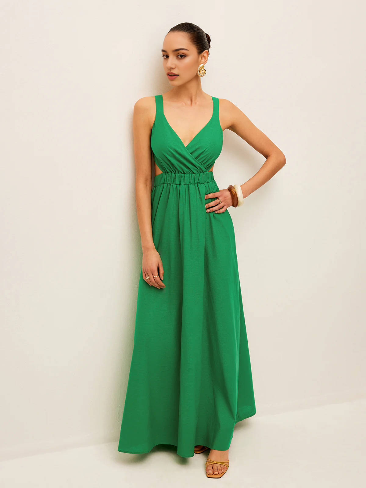 DingJiDress Party Dress A Line V Neck Sleeveless Back Tie Backless Fashion Dress Hot Sale Prom Dress