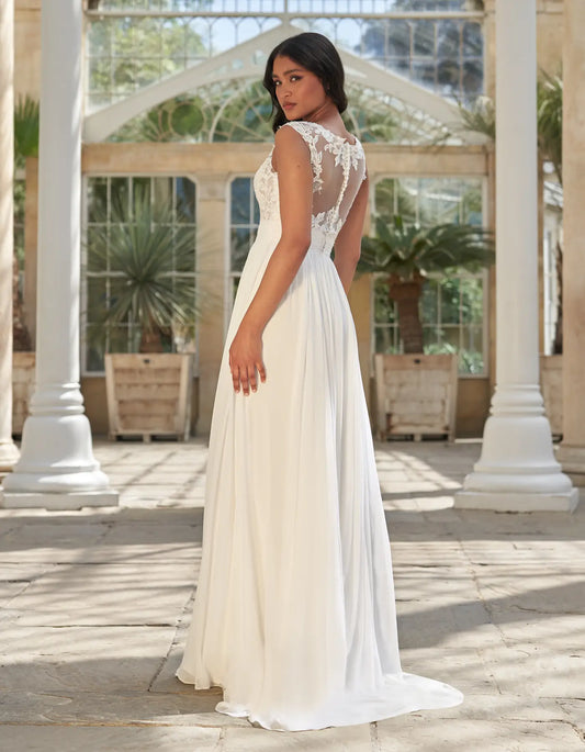DingJiDress a grecian inspired slim a-line with split