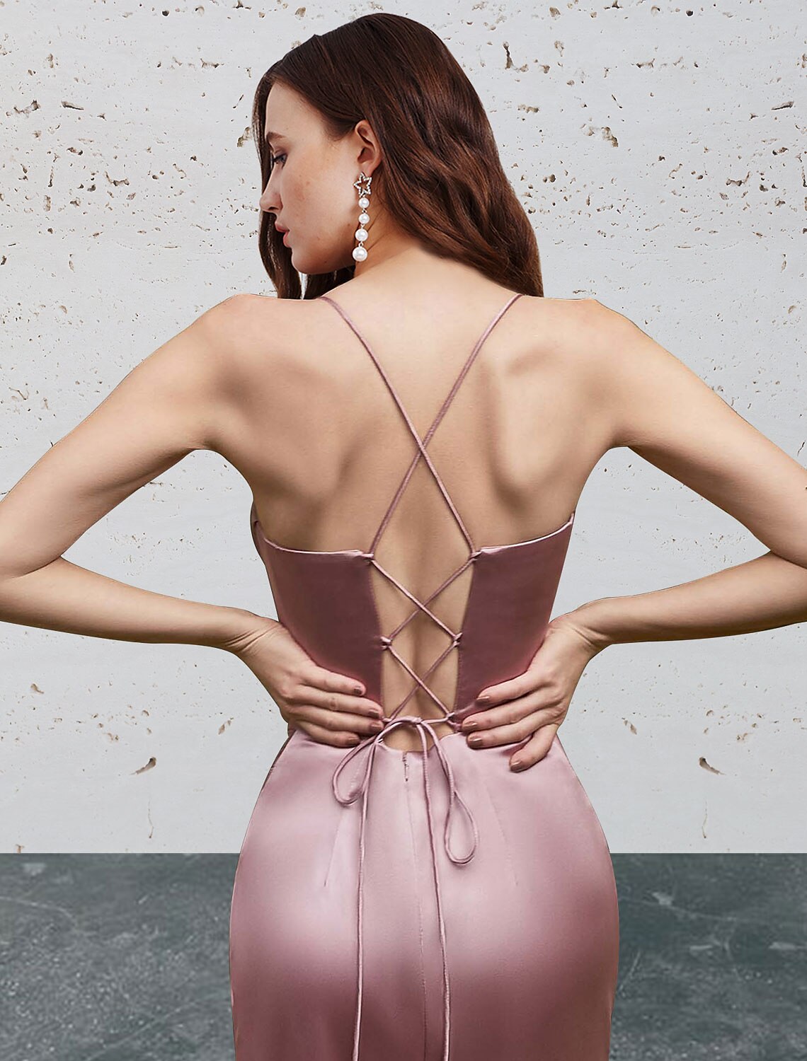 Mermaid / Trumpet Prom Dresses Vintage Dress Prom Floor Length Sleeveless Sweetheart Charmeuse Backless with Slit Pure Color