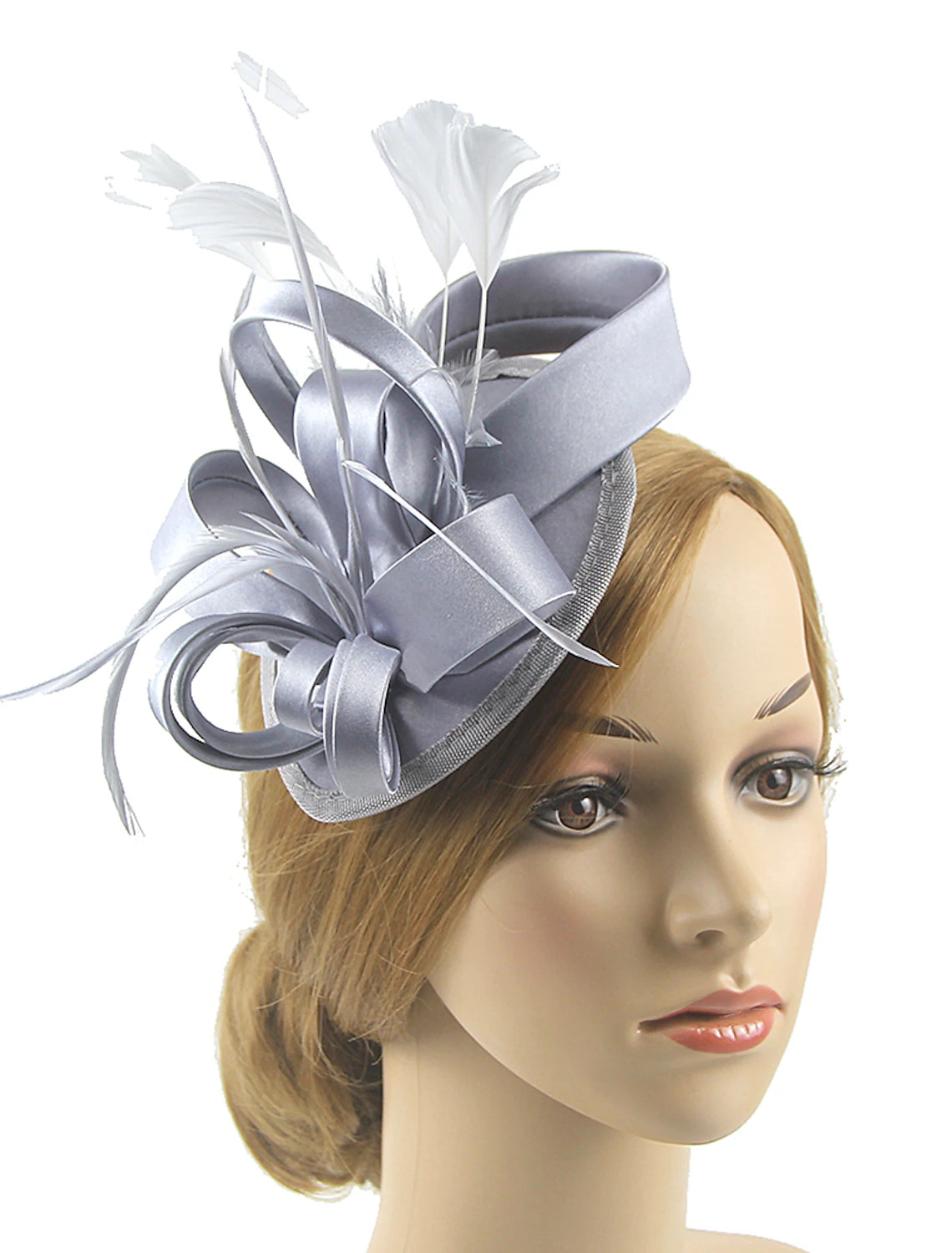 DingJiDress Headbands Fascinators Hats Polyester / Polyamide Fedora Hat Floppy Hat Fall Wedding Party / Evening Holiday Tea Party Horse Race Vintage Elegant With Feather Appliques Headpiece Headwear