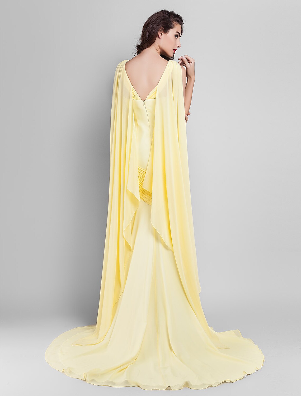 Elegant Dress Wedding Guest Sleeveless Neck V Back Criss Cross Side