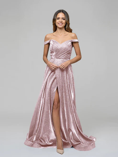 DingJiDress A Line Off The Shoulder Formal Party Prom Dresses