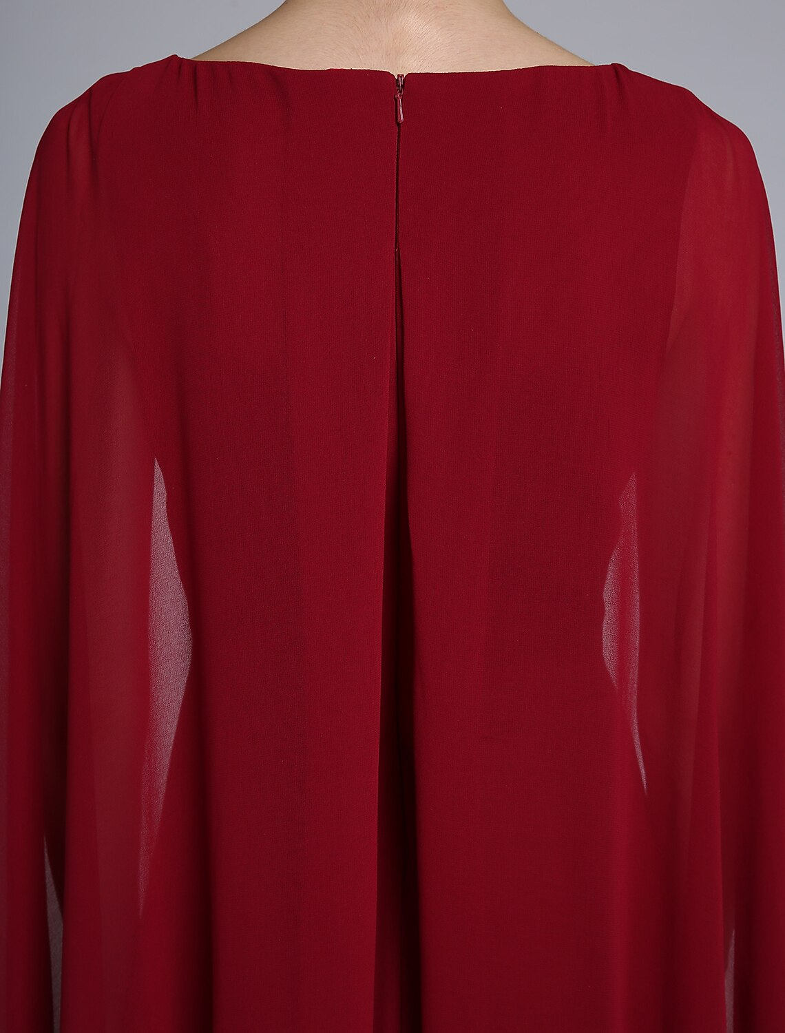 Mother of the Bride Dress Elegant Ankle Length Chiffon Sleeveless with Pleats