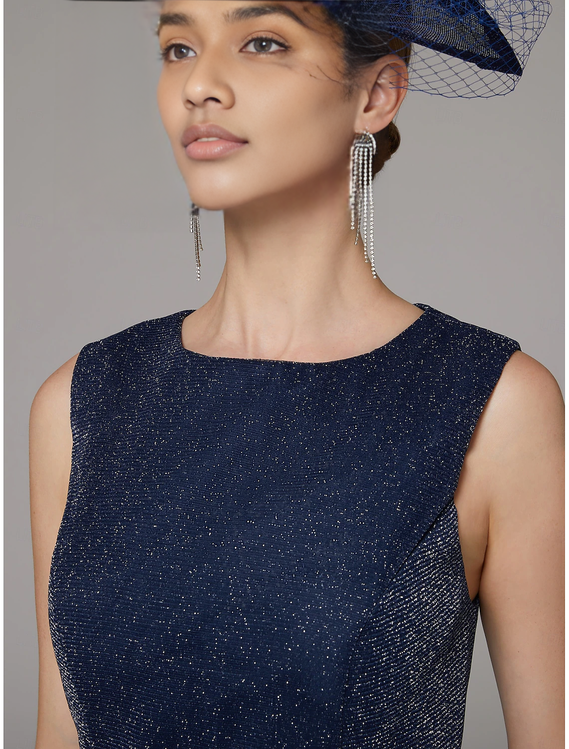 DingJiDress November December Autumn Winter Wedding Guest Dress Two Piece Sheath / Column Dress Suit Elegant Sparkle & Shine Jewel Neck Floor Length Chiffon Long Sleeve with Buttons Mother of the Groom / Bride Dresses