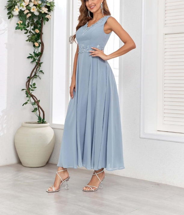 Mother of the Bride or Groom Dresses Two Pieces Jacket Sequins Lace Chiffon Formal Dress Wedding Guests Dresses