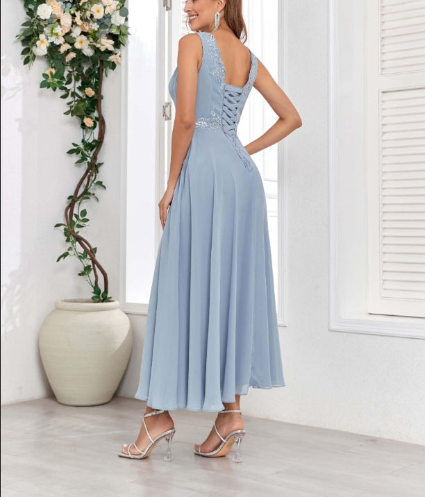 Mother of the Bride or Groom Dresses Two Pieces Jacket Sequins Lace Chiffon Formal Dress Wedding Guests Dresses