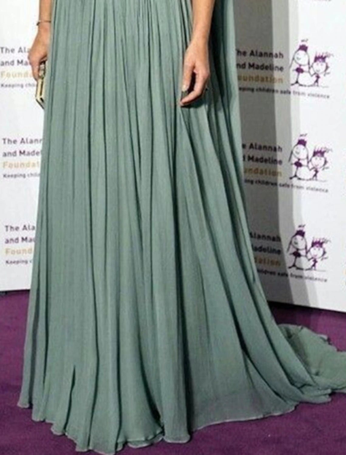 A-Line Evening Gown Empire Dress Formal Wedding Guest Court Train Sleeveless One Shoulder Chiffon with Pleats