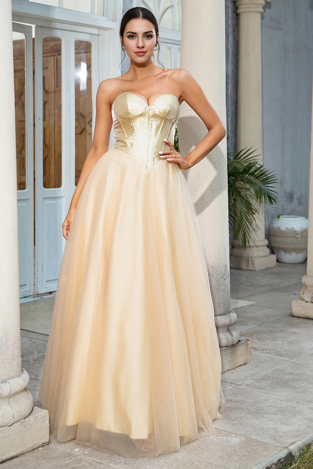 DingJiDress High Quality Dress Evening Dress Princess Elegant A Line Sweetheart Off Shoulder Backless Long Prom Dress