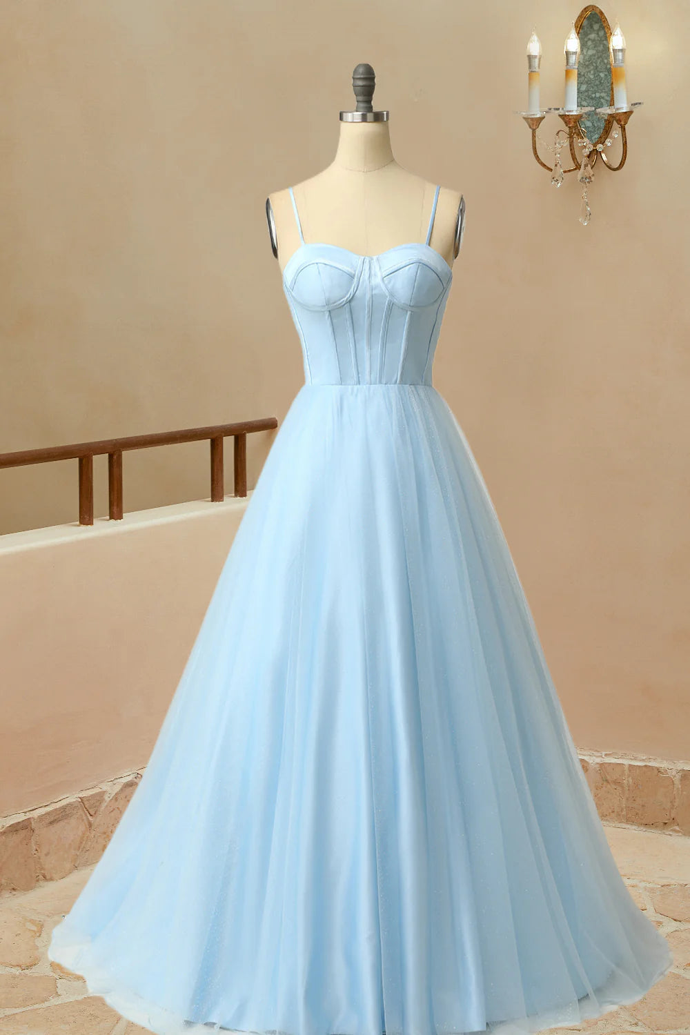 DingJiDress A-line Pink Prom Dresses Long Sweetheart Floor-Length Sleeveless Gorgeous