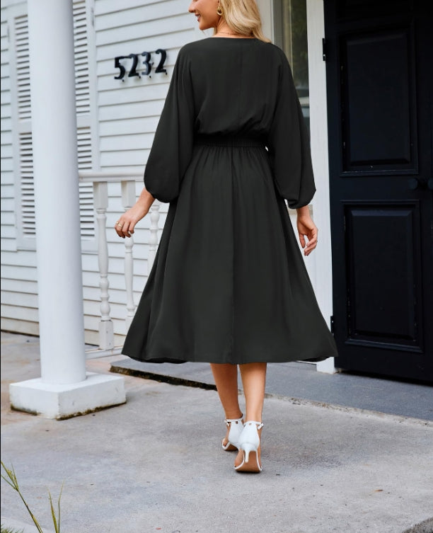 Mother of the Bride or Groom Dresses Women's Casual Dresses Batwing 3/4 Sleeve Elegant Dress Formal Dress Wedding Guests Dresses