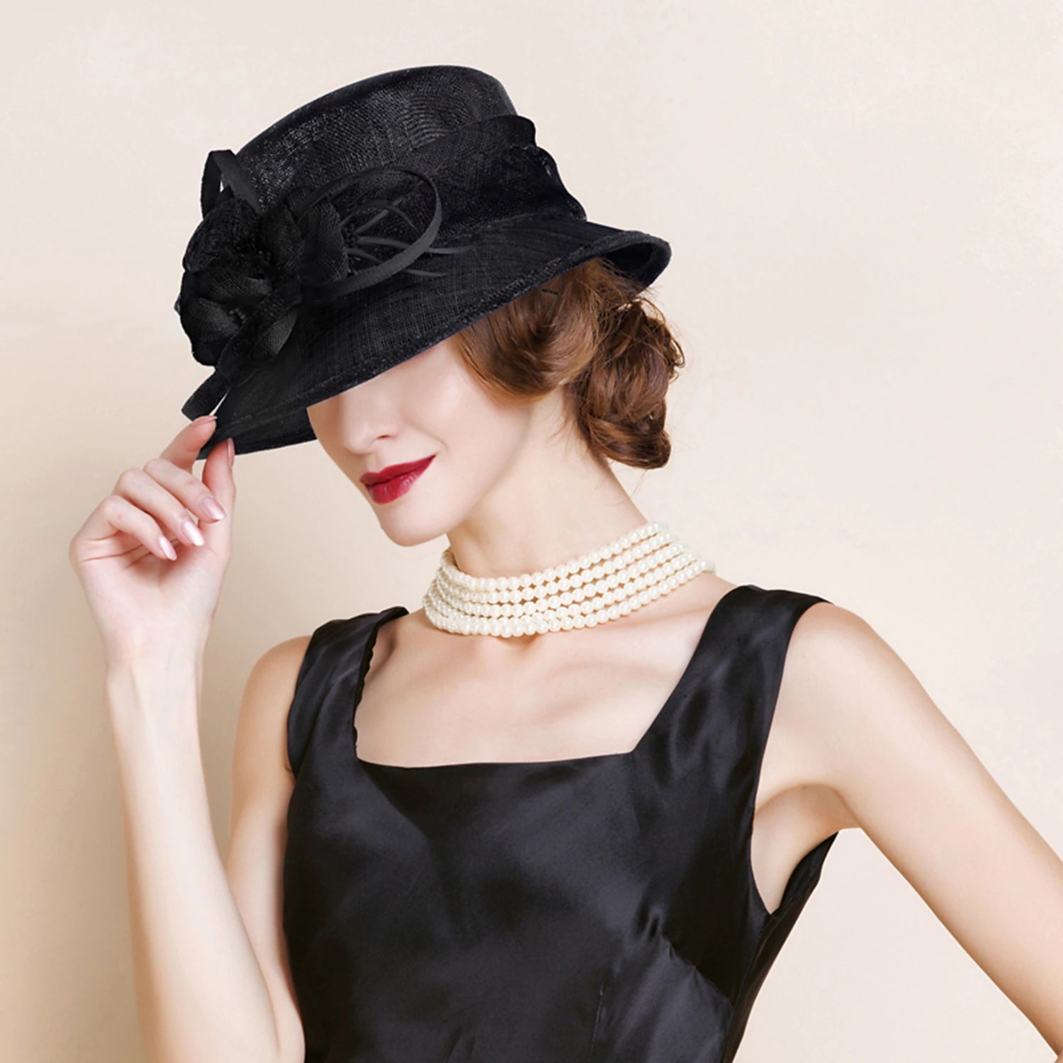 DingJiDress Women's Flax Headpiece - Wedding/Special Occasion Hats 1 Piece