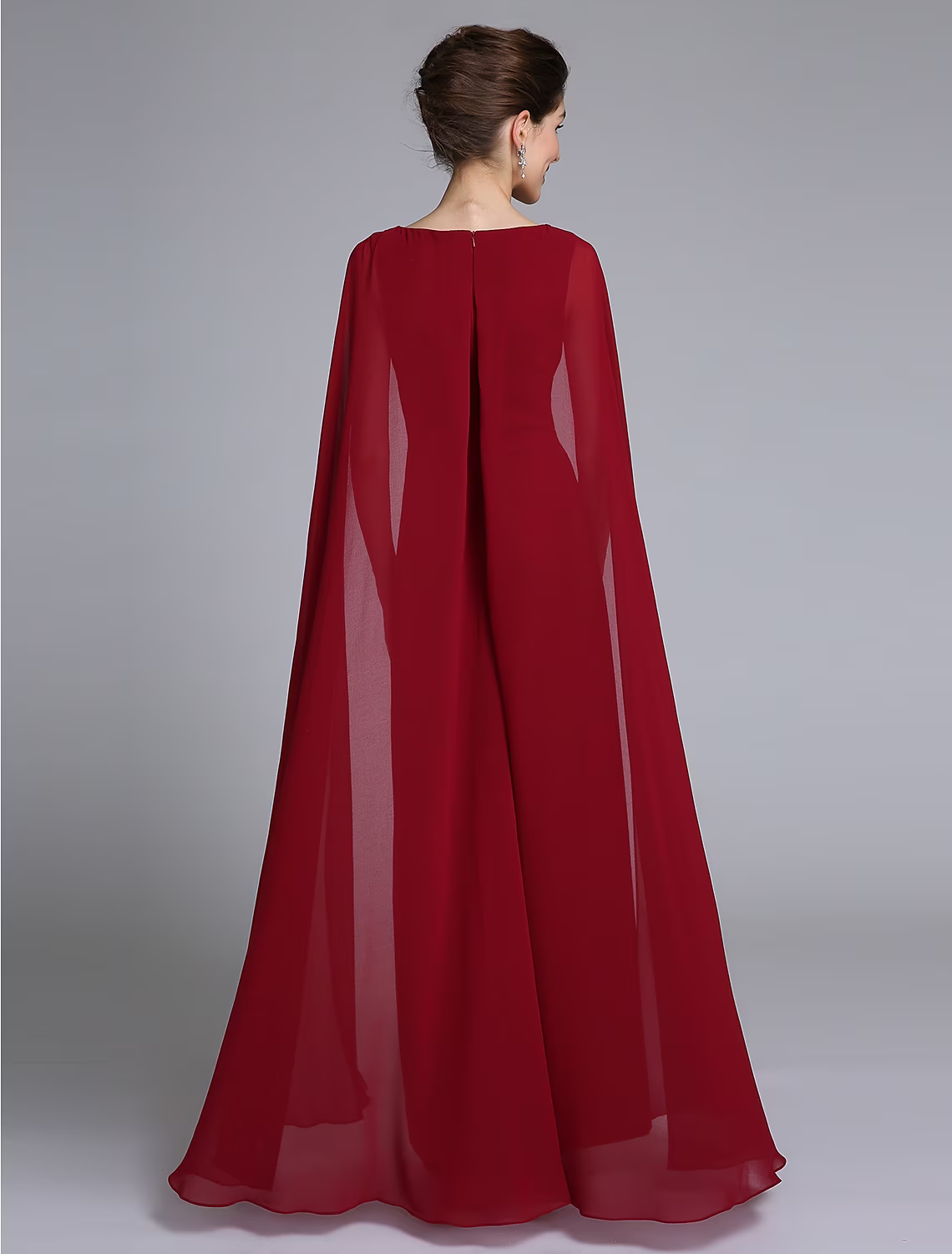 Mother of the Bride Dress Elegant Ankle Length Chiffon Sleeveless with Pleats