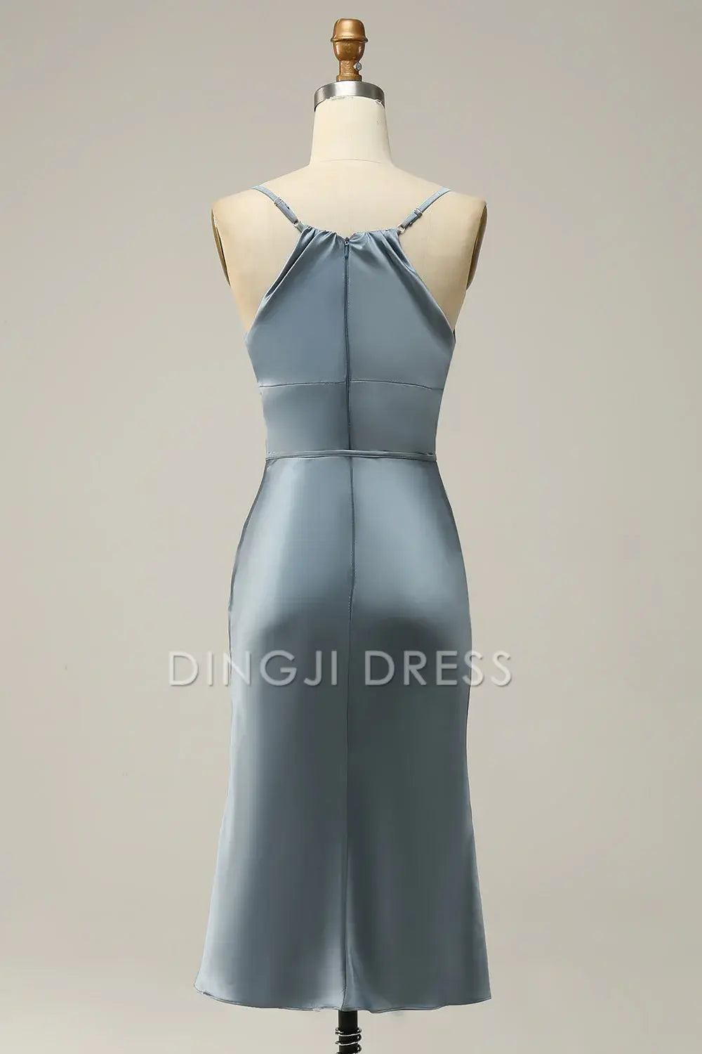 DingJiDress High Quality Dress Simple Sheath Spaghetti Strap Sweetheart Short Skirt Prom Dress