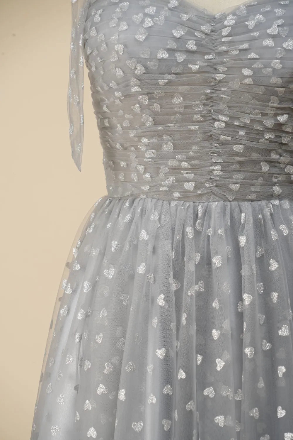 DingJiDress A-Line Tea Length Spaghetti Straps Tulle Party Dress