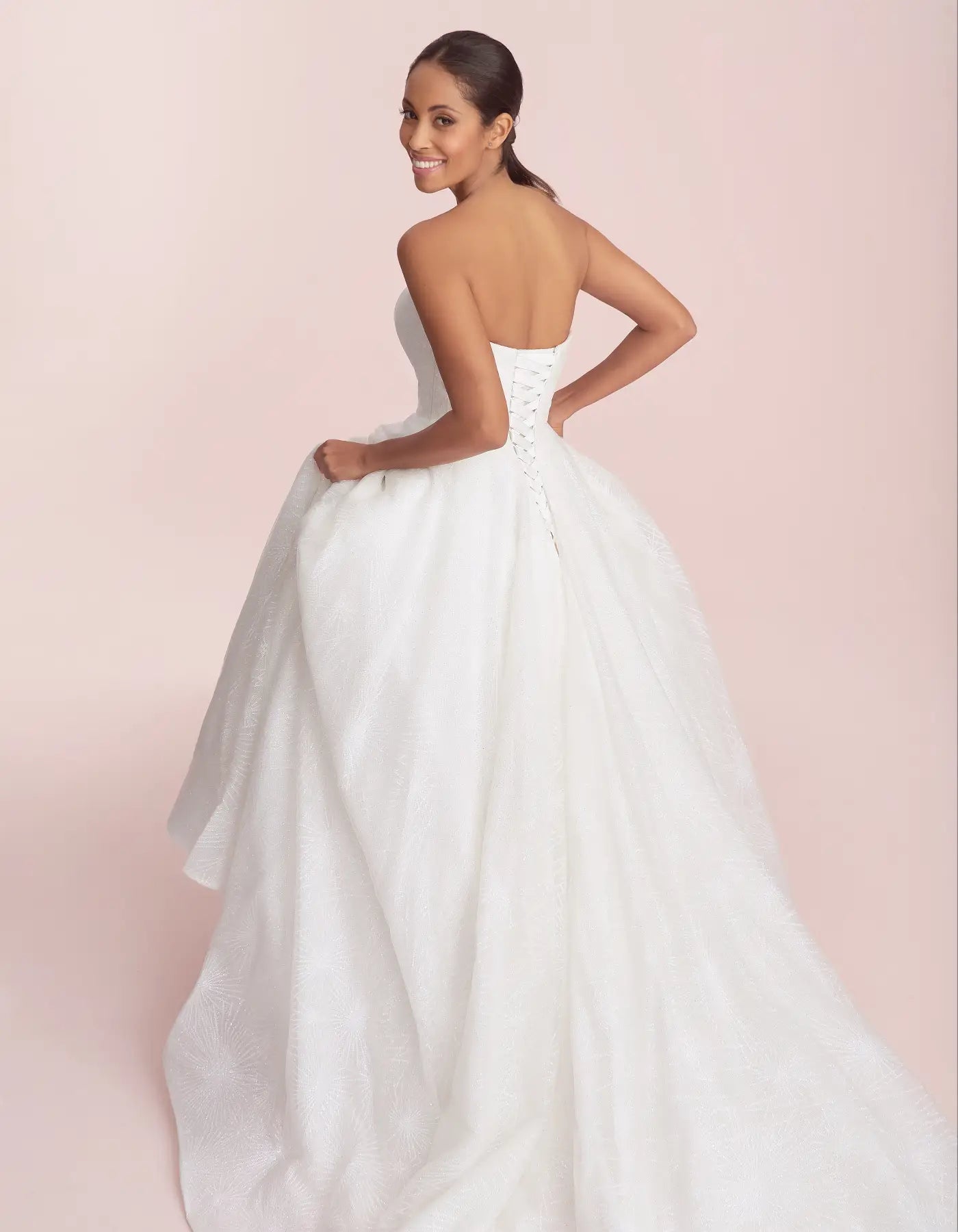 DingJiDress a celestial inspired glitter gown Wedding Dresses