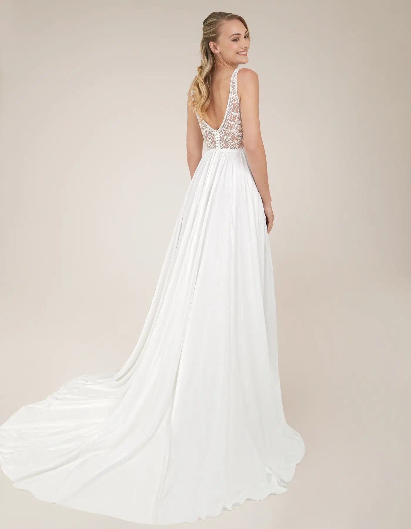 DingJiDress a beaded a-line style Wedding Dresses