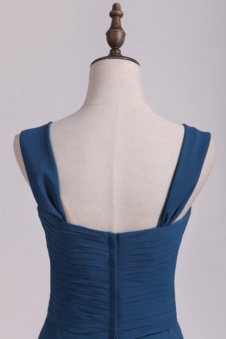 DingJiDress Sweetheart Bridesmaid Dresses A Line Chiffon With Ruffles New Arrival