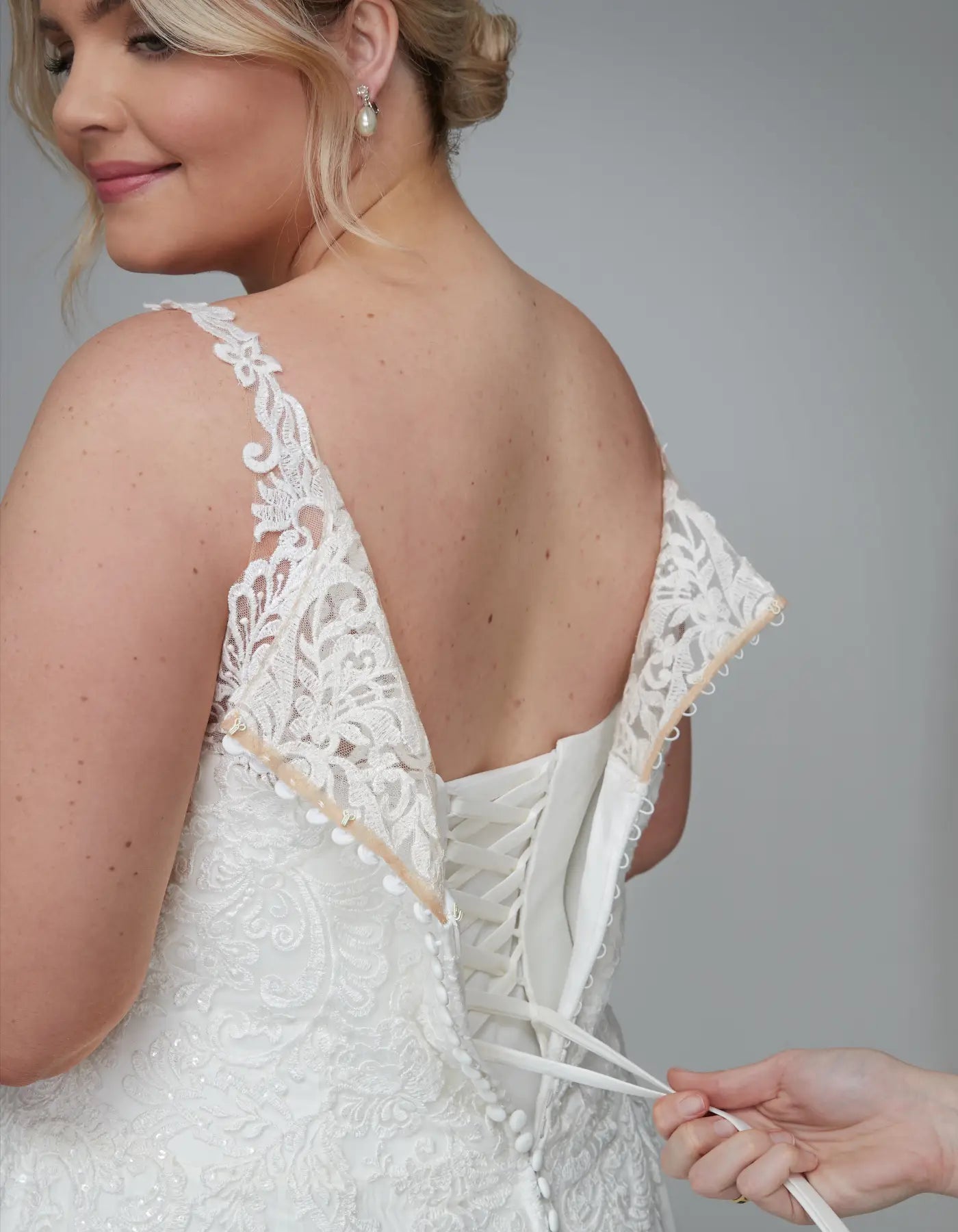 DingJiDress a floaty chiffon and lace boho gown