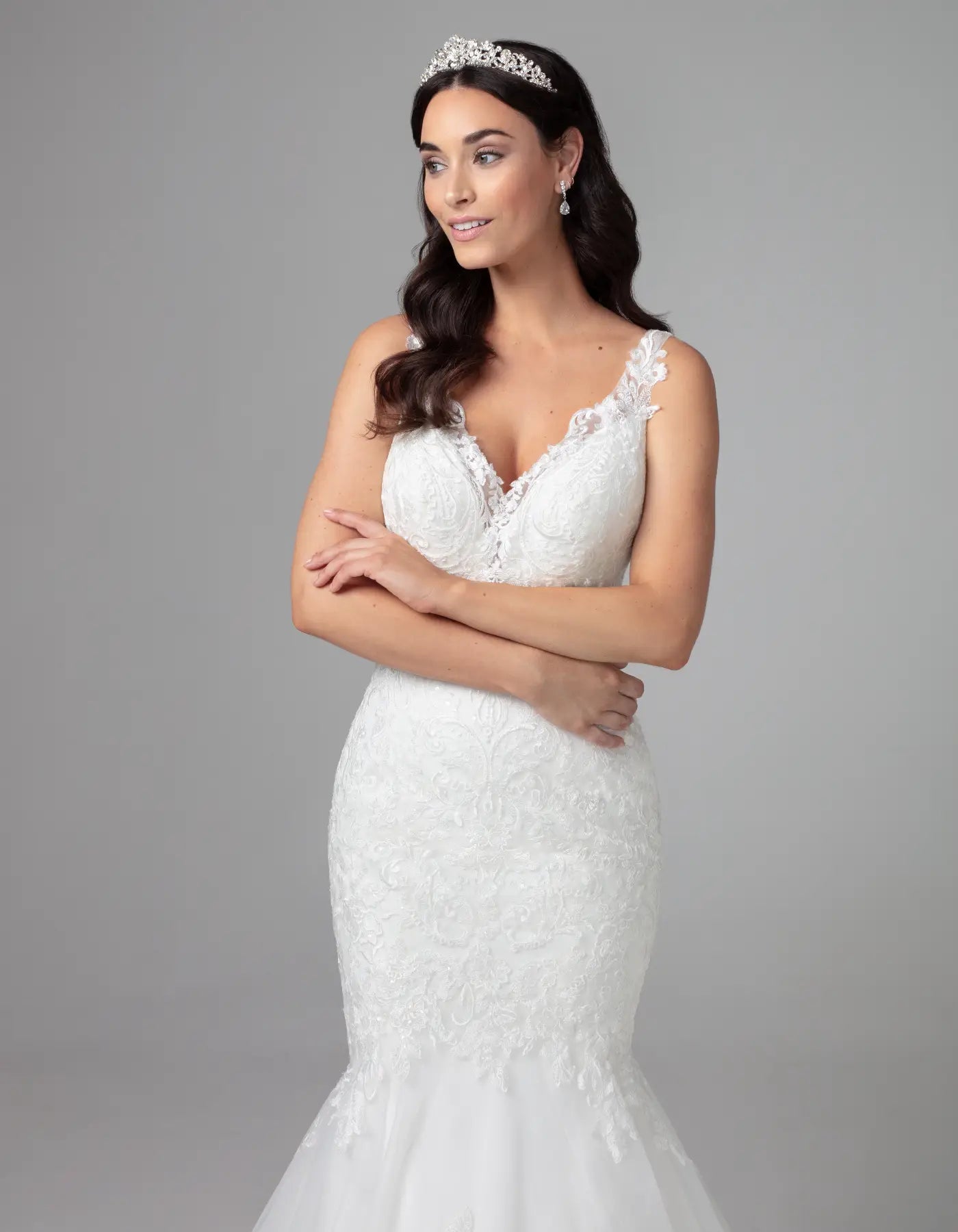 DingJiDress a mermaid gown with statement low back