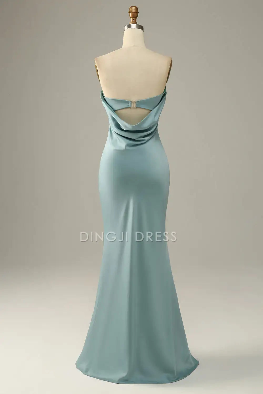DingJiDress Hot Sale Prom Dress Mermaid Strapless Backless Elegant Simple Formal Dresses