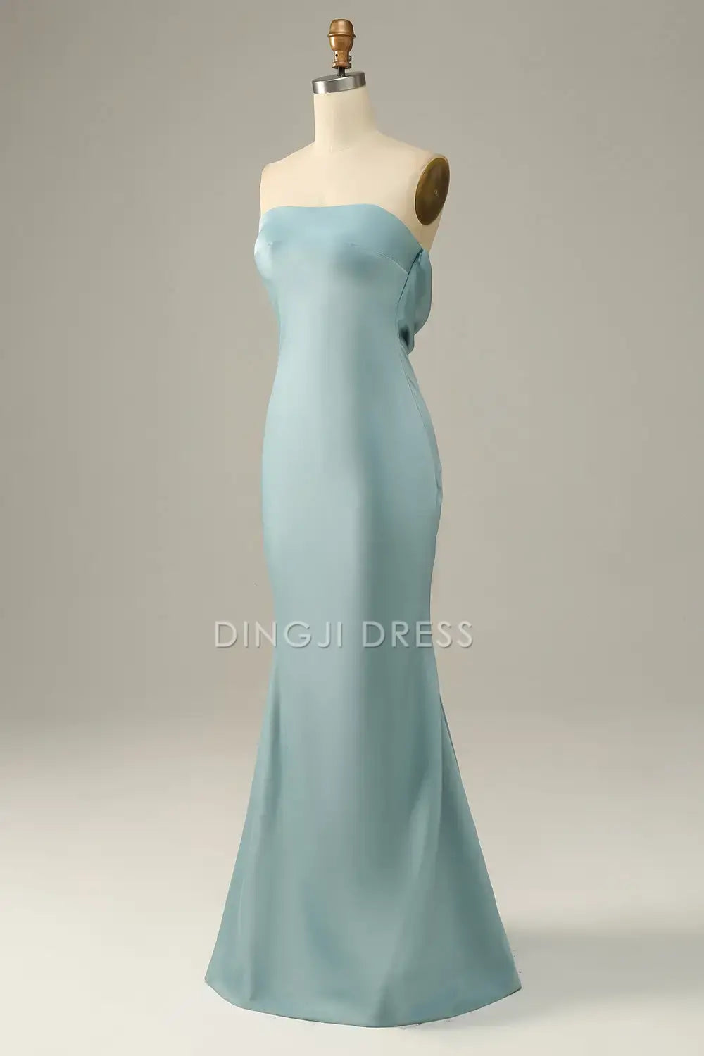 DingJiDress Hot Sale Prom Dress Mermaid Strapless Backless Elegant Simple Formal Dresses