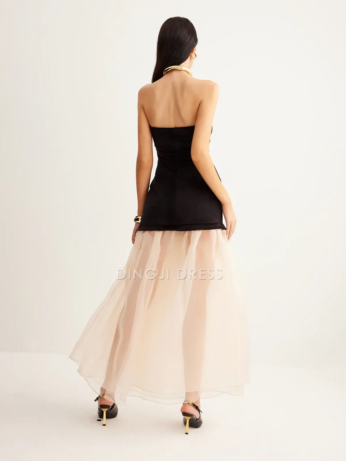DingJiDress Party Dress Sheath Strapless Sweetheart Neckline Split Joint Elegant Dress Hot Sale Prom Dress