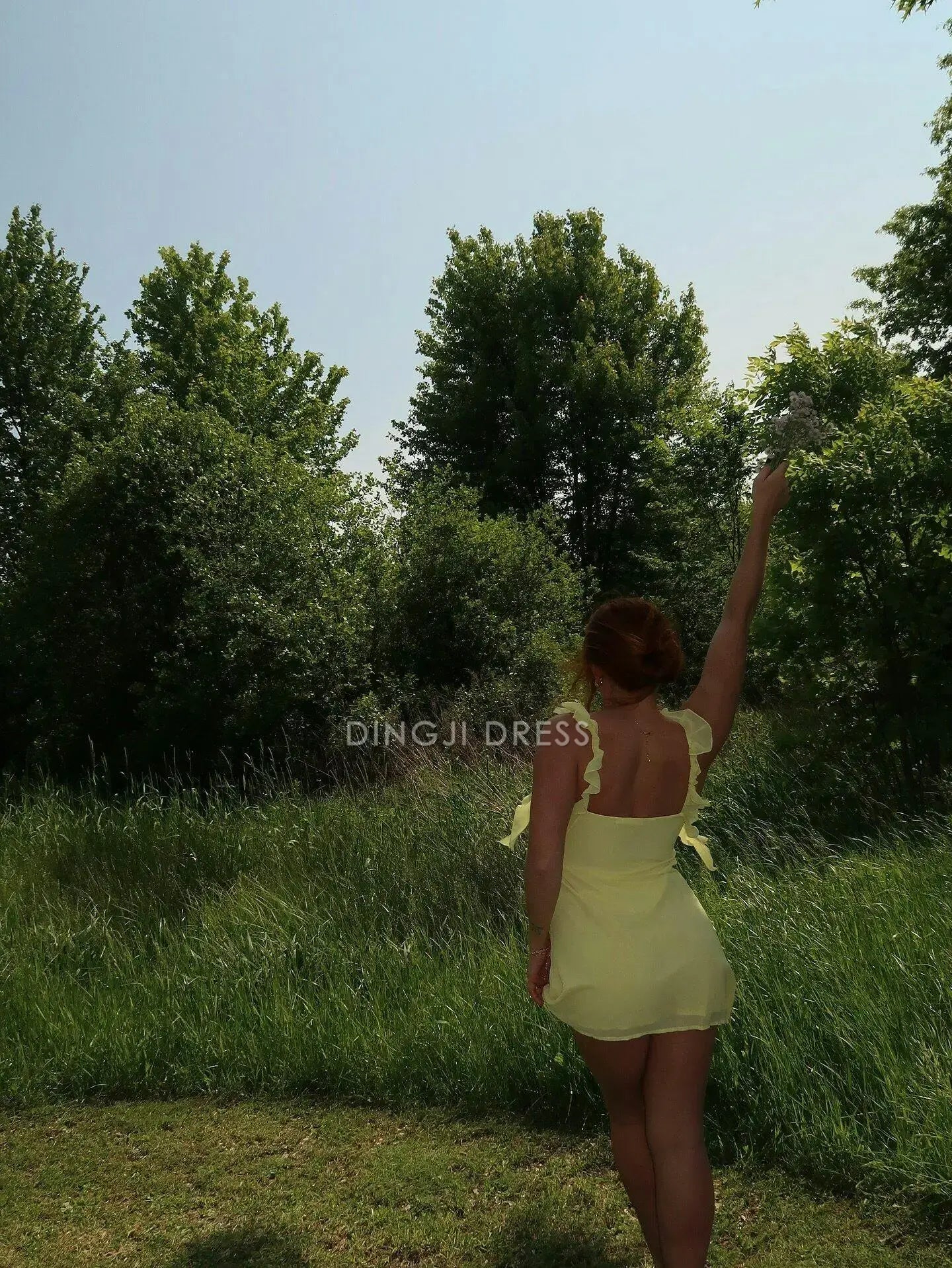 DingJiDress Short Evening Dress Unique A Line Low-Cut Sweetheart With Ruffles Charming Cocktail Dress Hot Sale Homecoming Dress