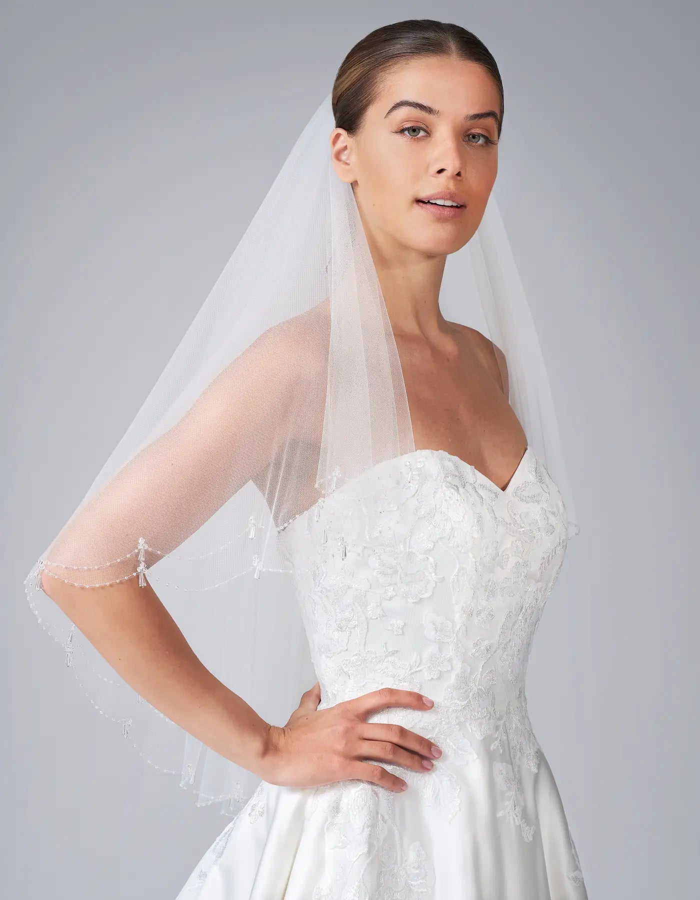 DingJiDress a vintage inspired satin tea length dress Wedding Dresses