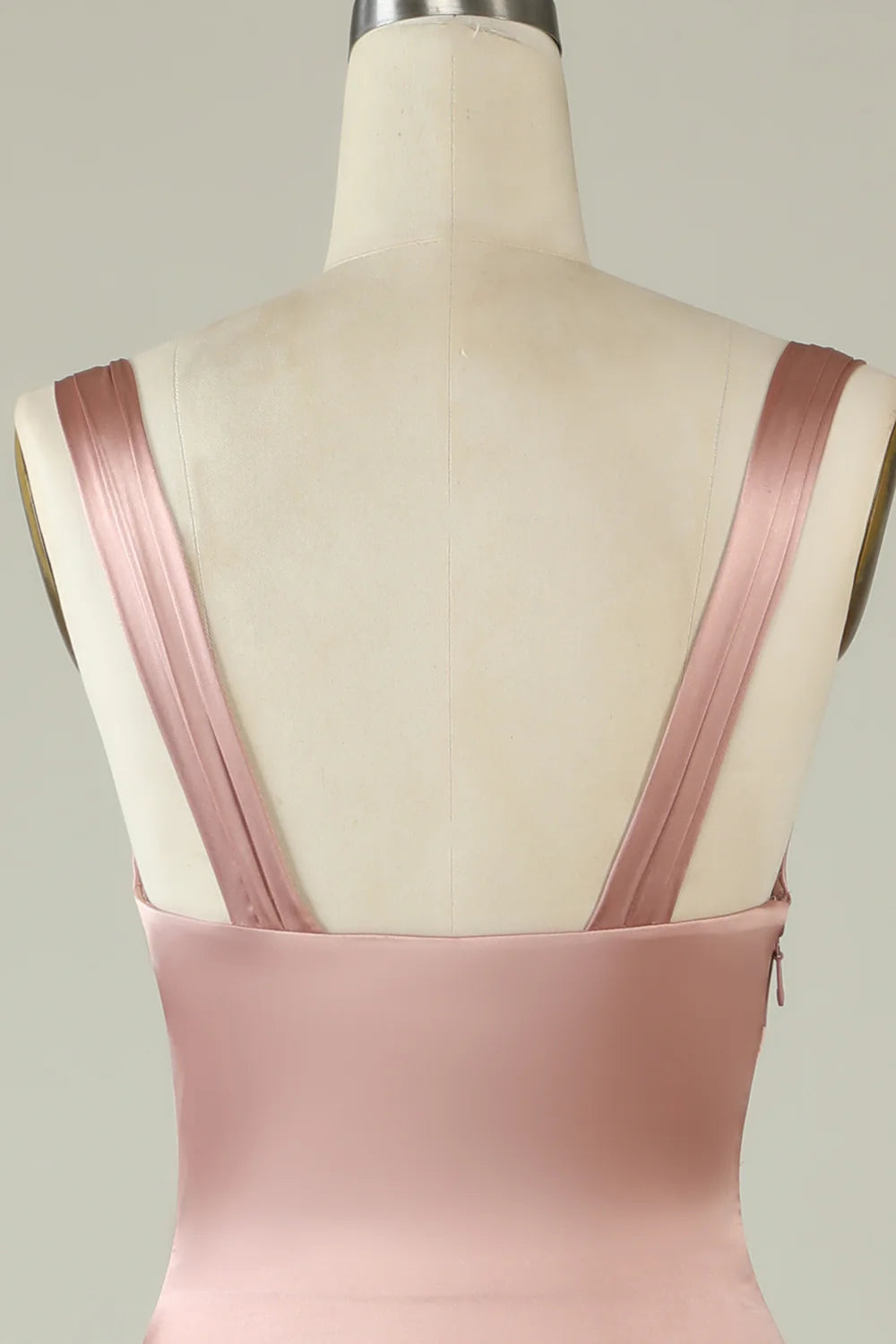 DingJiDress Blush Asymmetrical Prom Dresses with Slit