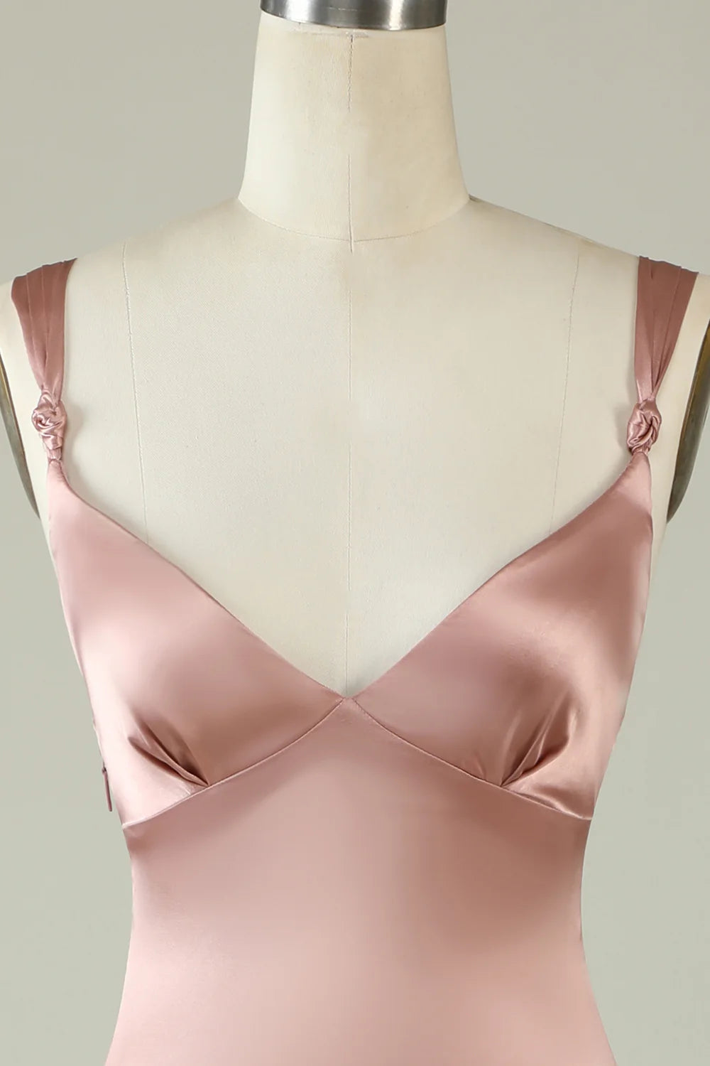 DingJiDress Blush Asymmetrical Prom Dresses with Slit