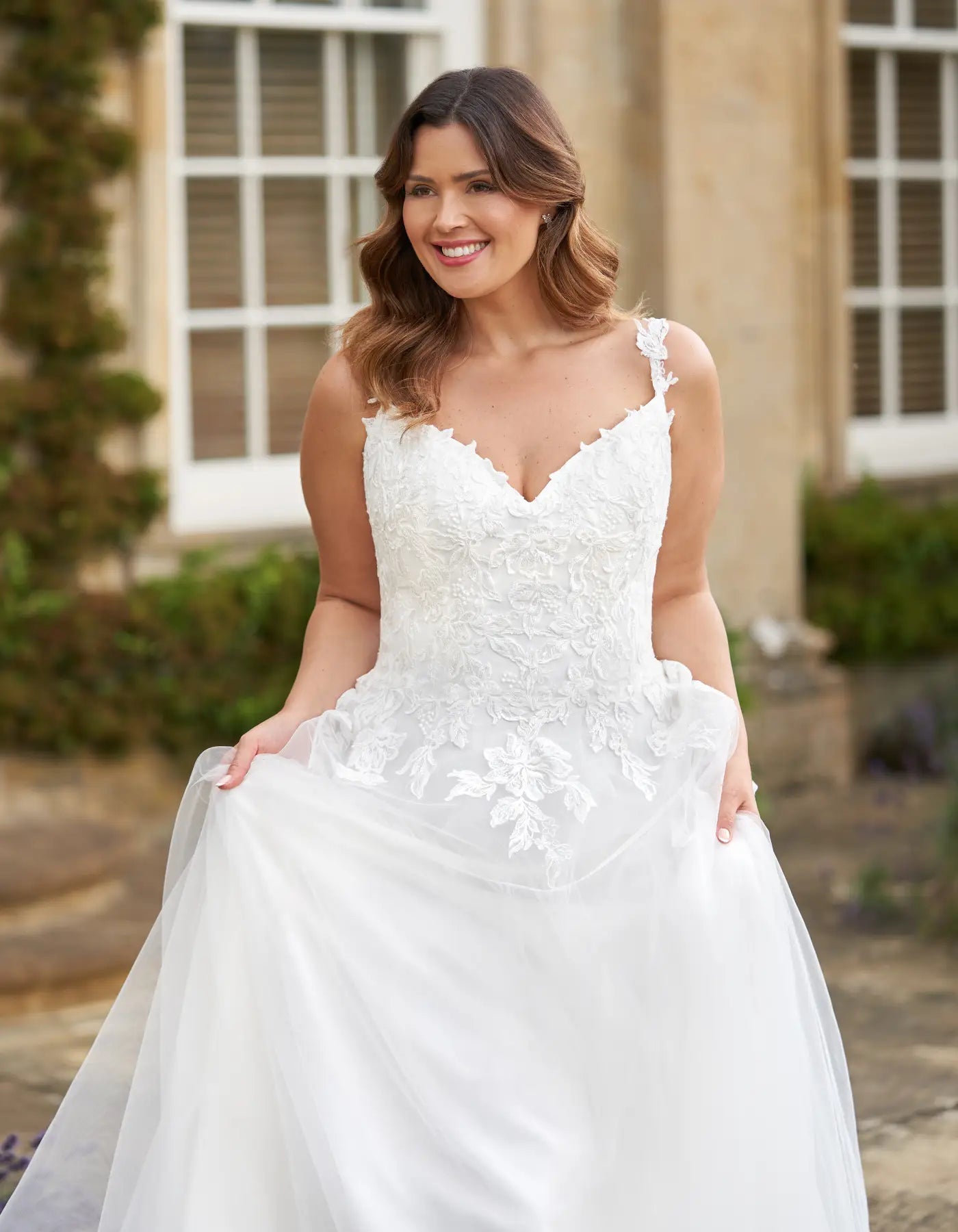 DingJiDress a 'champagne' a-line with sweetheart neckline