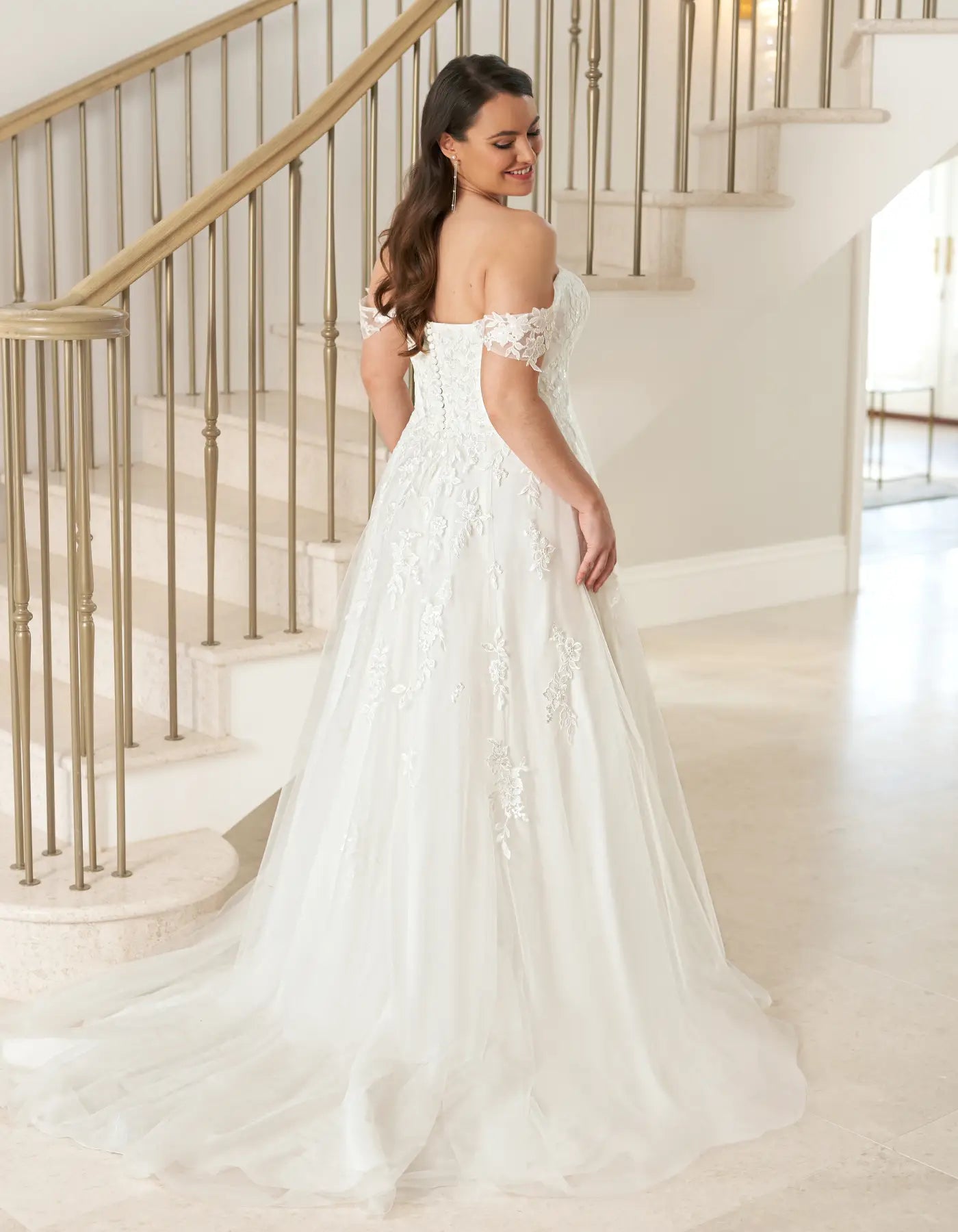 DingJiDress a modern sequin lace a-line with detachable straps