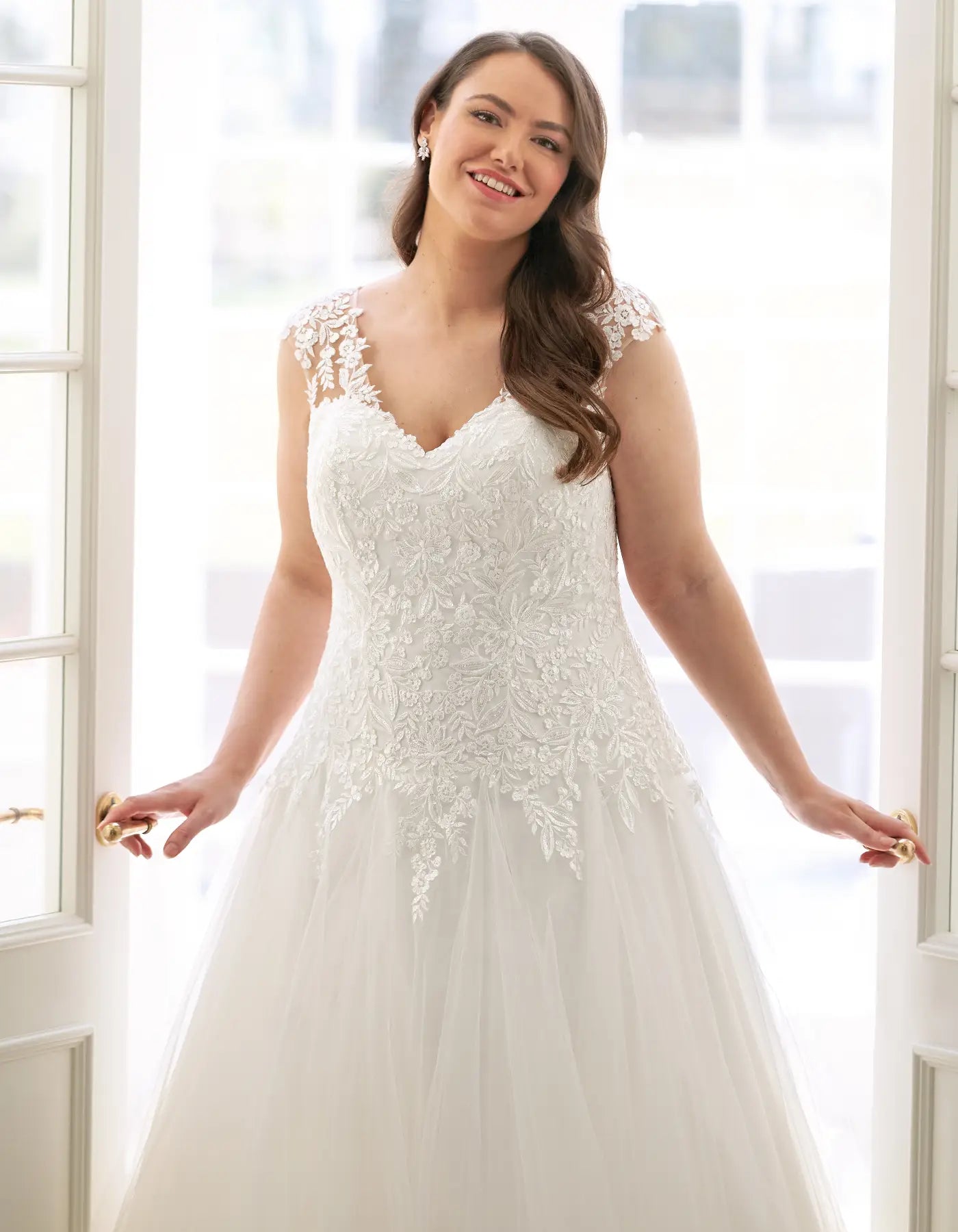 AerbaDress a fit & flare with illusion straps