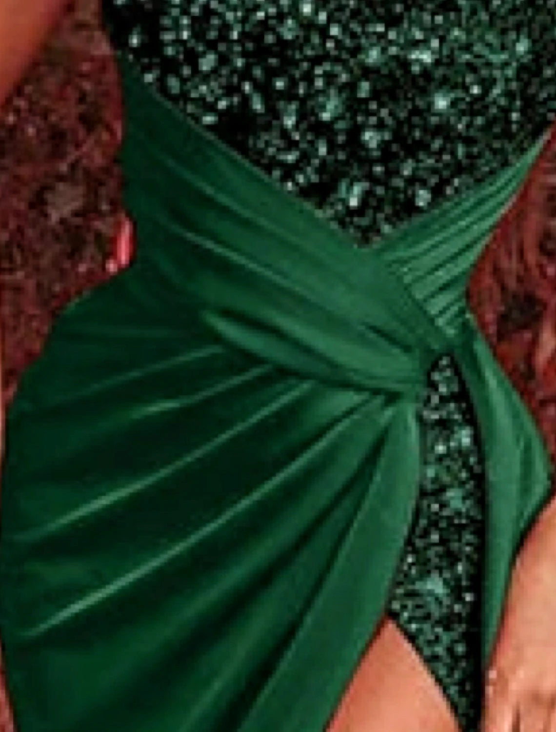 Sheath Black Dress Evening Gown Celebrity Style Dress Formal Court Train Sleeveless Strapless Sequined with Ruched Sequin