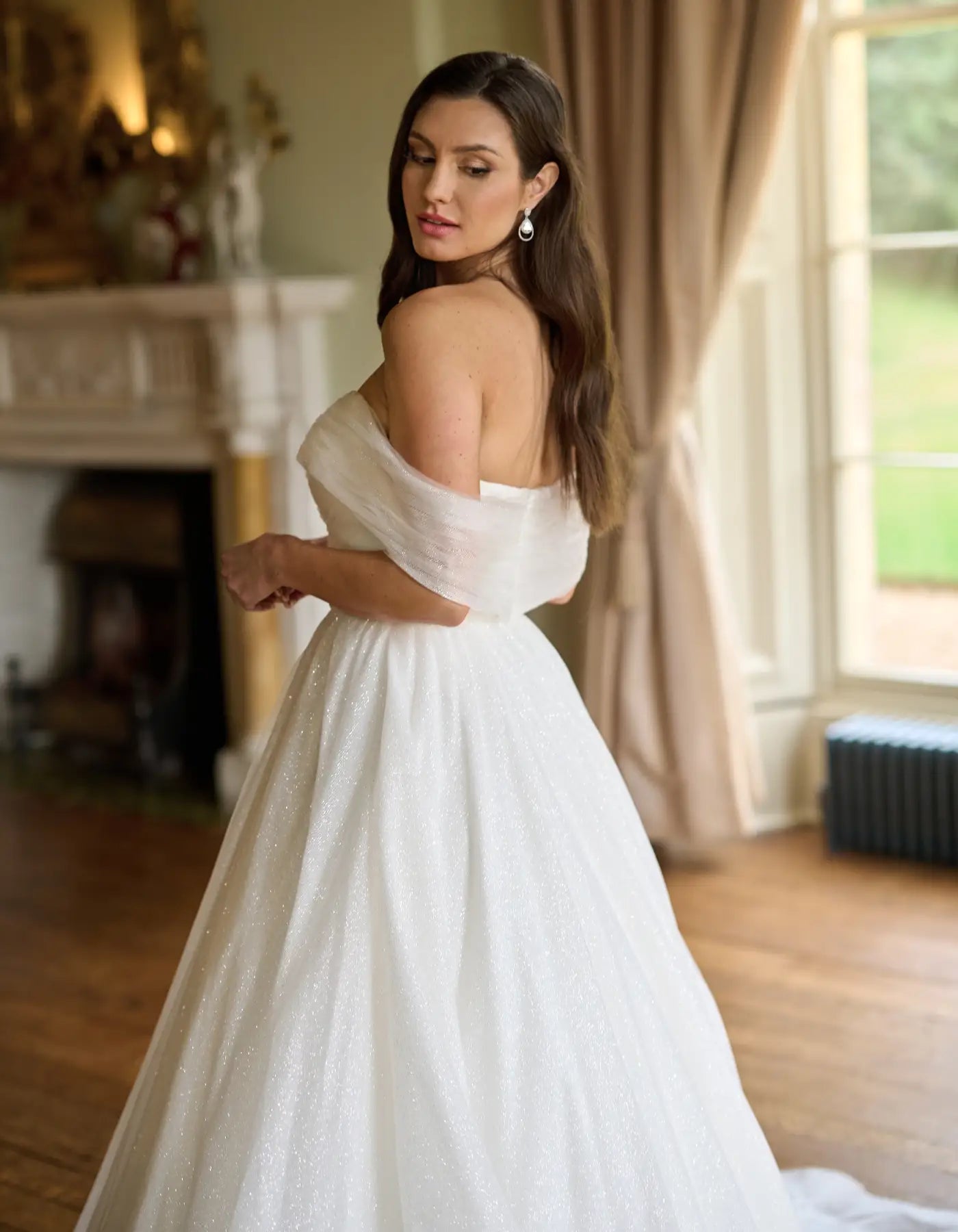 DingJiDress a rainbow glitter a-line