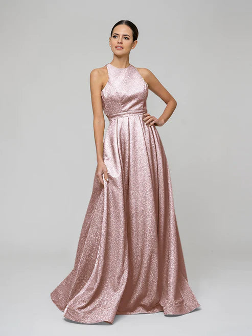 DingJiDress Floor Length Sparkly A Line Formal Party Prom Dresses Princess Ball-Gown