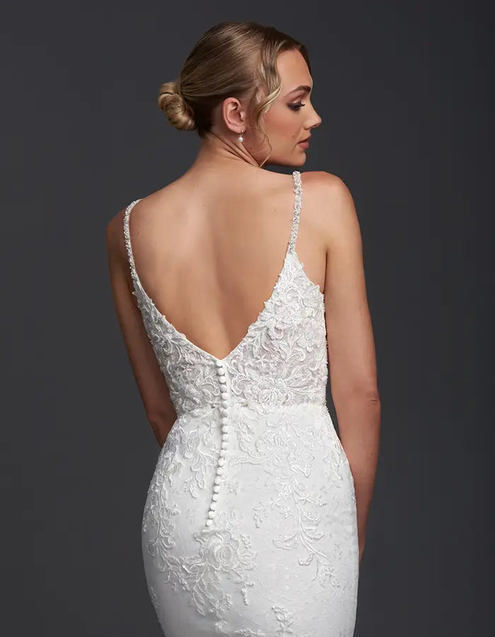 DingJiDress a beautiful sheath Wedding Dresses