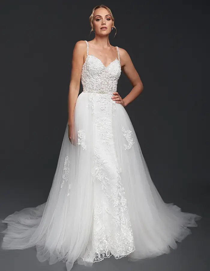 DingJiDress a beautiful sheath Wedding Dresses