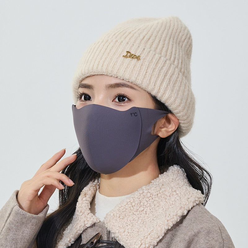 DingJiDress Maillard Mask Autumn/Winter Warm Mask Riding Windproof and Cold Keeping Mask 1 piece