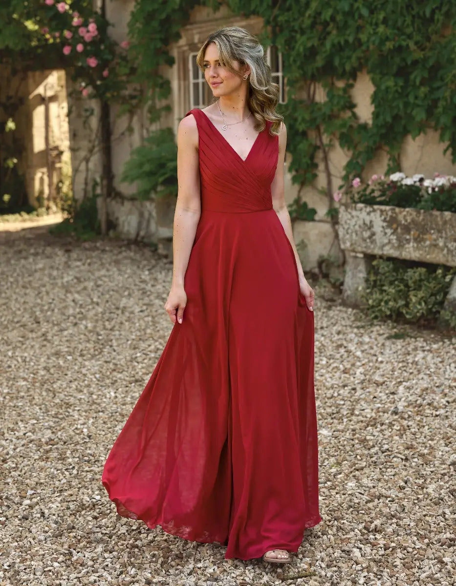 a gorgeous pleated bodice with an unexpected romantic cowl back