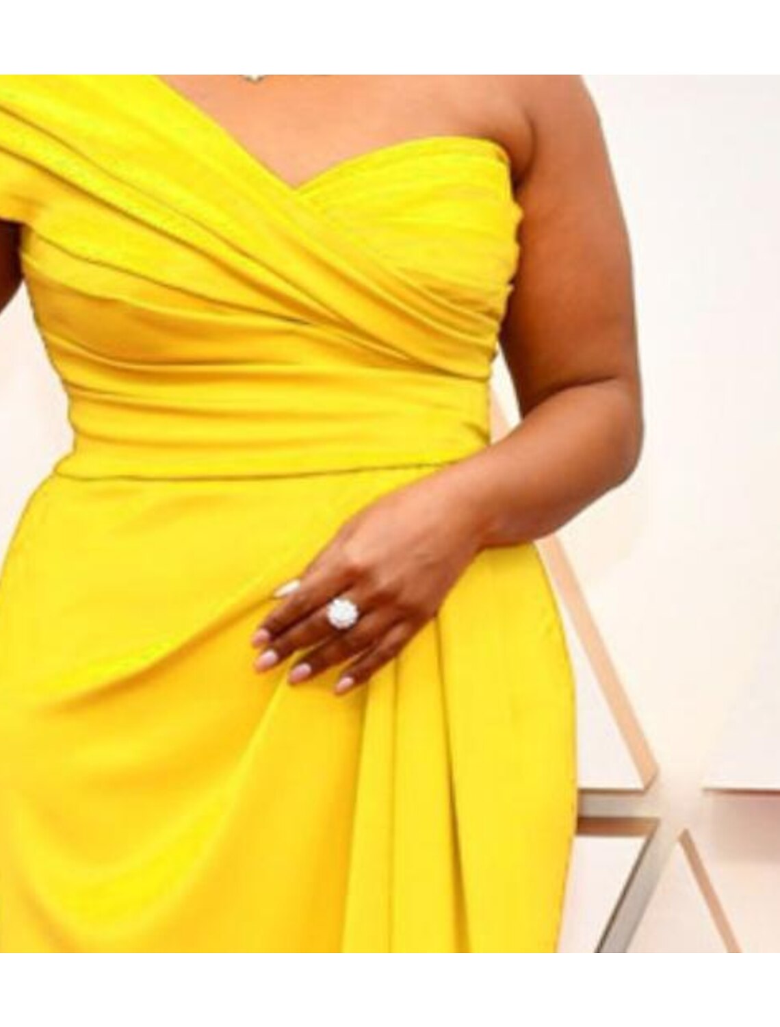 Mermaid / Trumpet Evening Gown Celebrity Style Dress Formal Wedding Guest Sweep / Brush Train Sleeveless One Shoulder Satin with Ruched