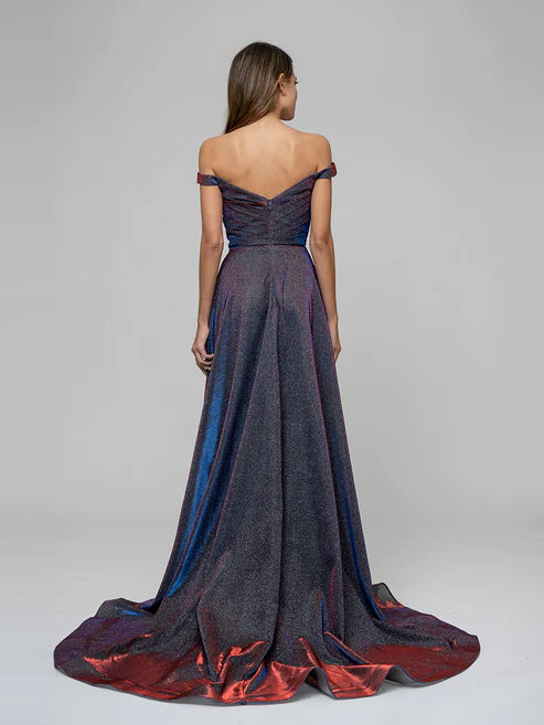 DingJiDress A Line Off The Shoulder Formal Party Prom Dresses