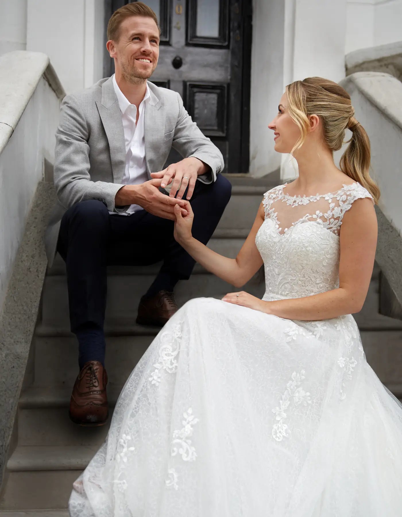 DingJiDress an elegant a-line design