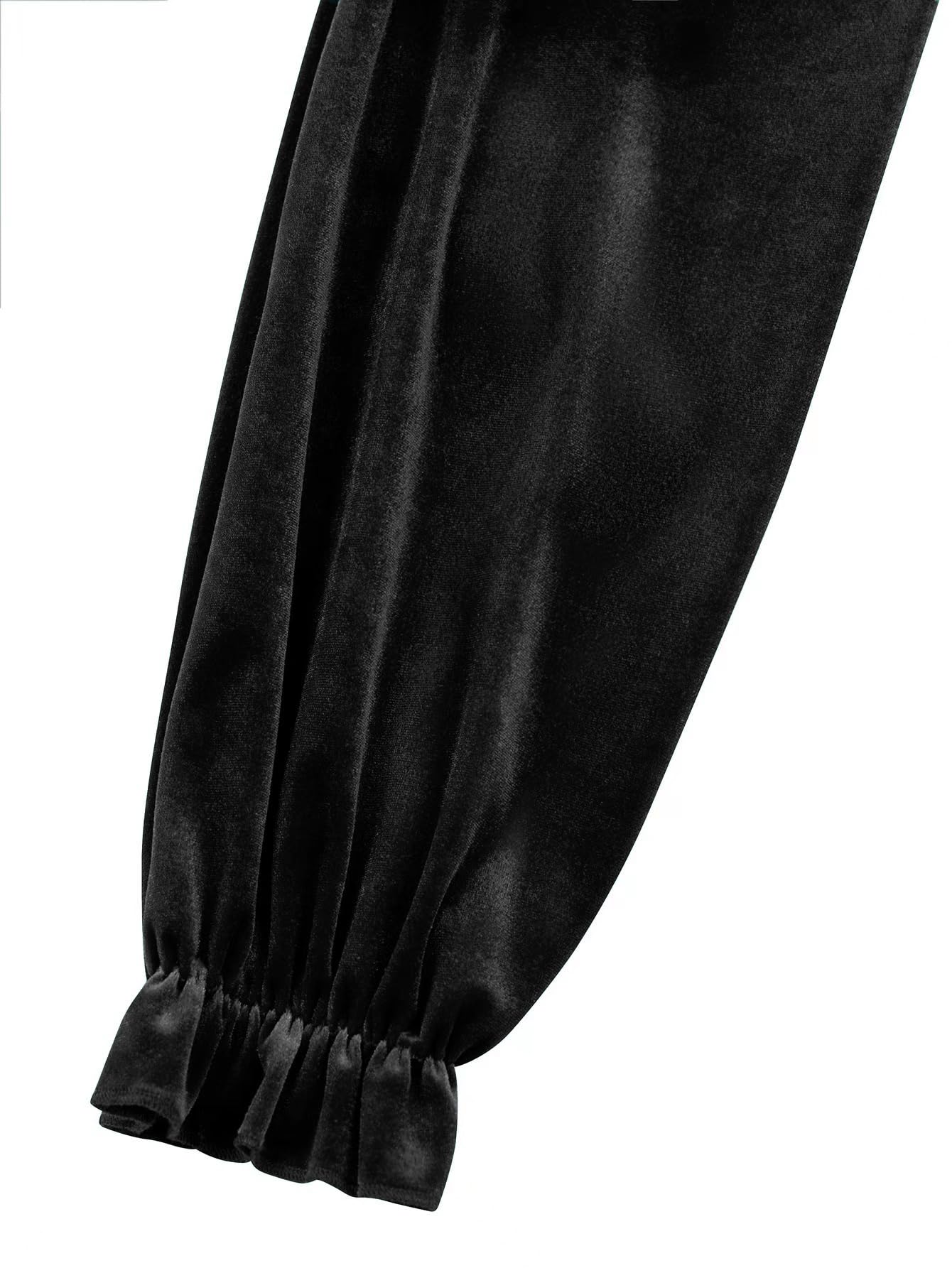 DingJiDress Wedding Guest Dress Women's Velvet Dress Waistline Long Sleeve Short Wrap Tunic Formal Wear Dresses Evening Dress